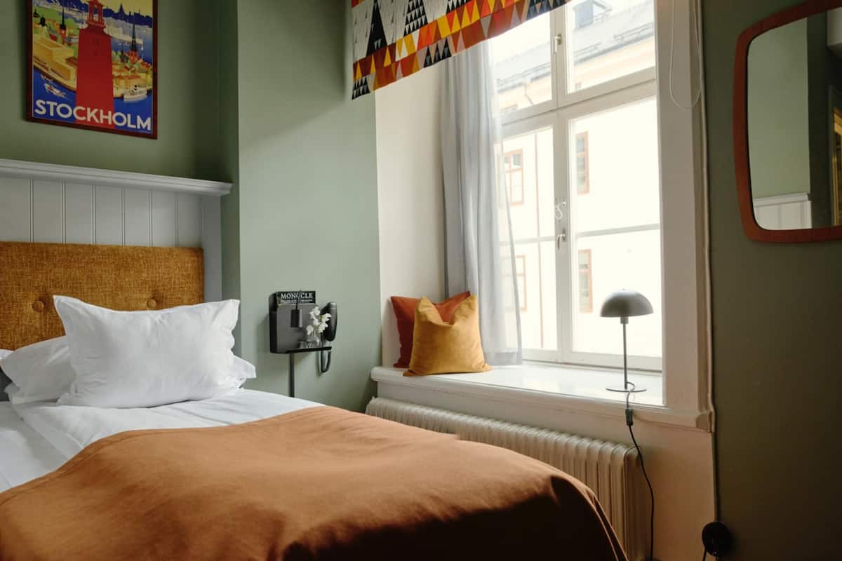 Habitación estándar, 1 cama individual, para no fumadores | 1 habitación, sábanas de algodón egipcio y ropa de cama de alta calidad
