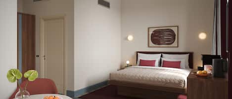 In-room safe, blackout drapes, iron/ironing board