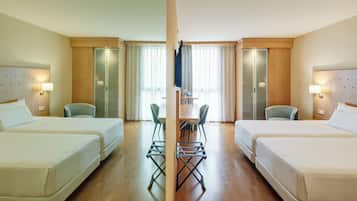 Habitación clásica con 2 camas individuales | Minibar, caja fuerte, escritorio y cortinas opacas