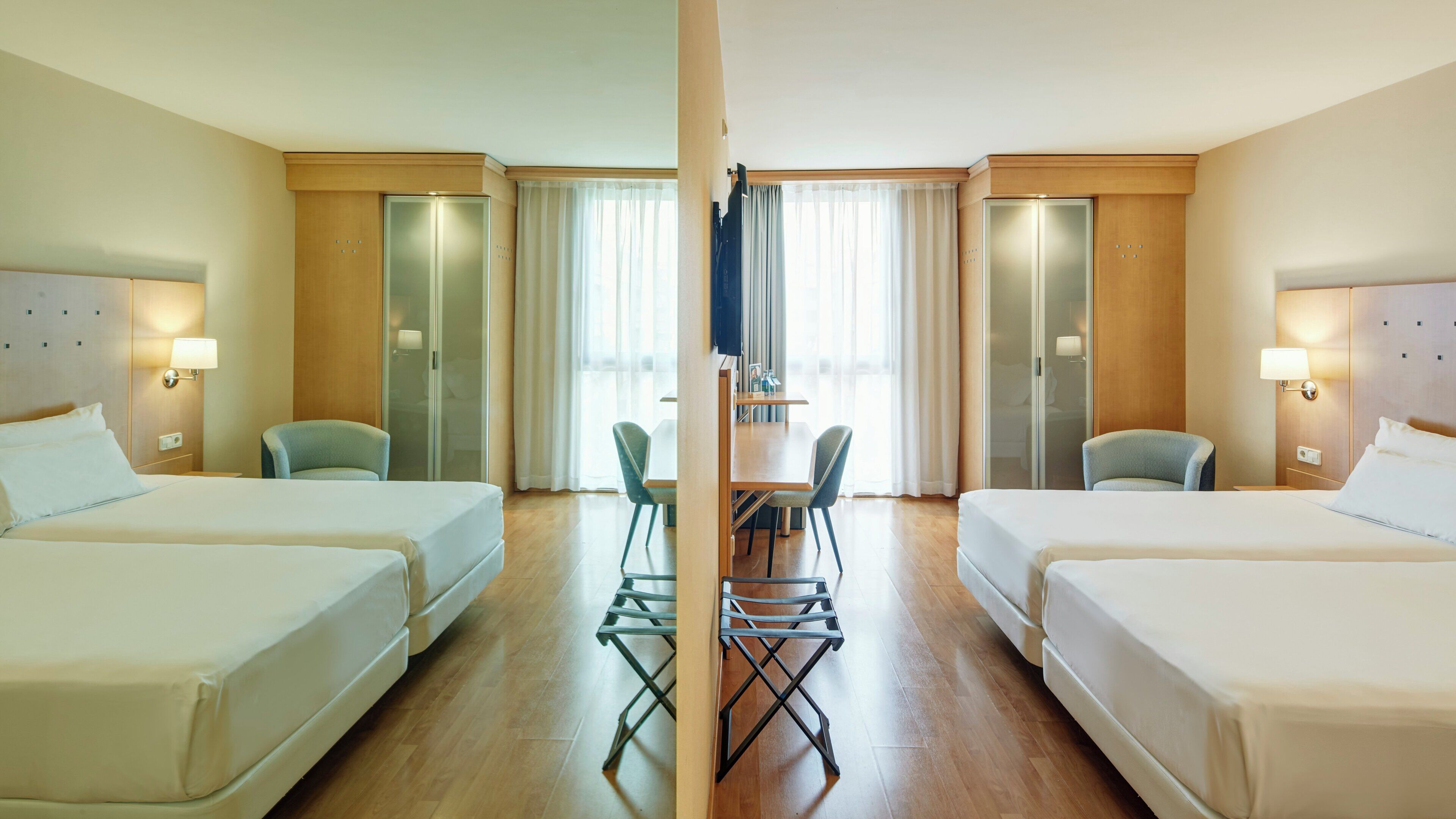 Minibar, in-room safe, desk, blackout curtains