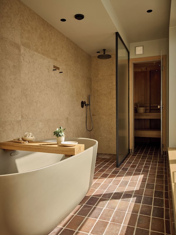 House, Terrace (Flora) | Bathroom | Eco-friendly toiletries, hair dryer, bathrobes, slippers