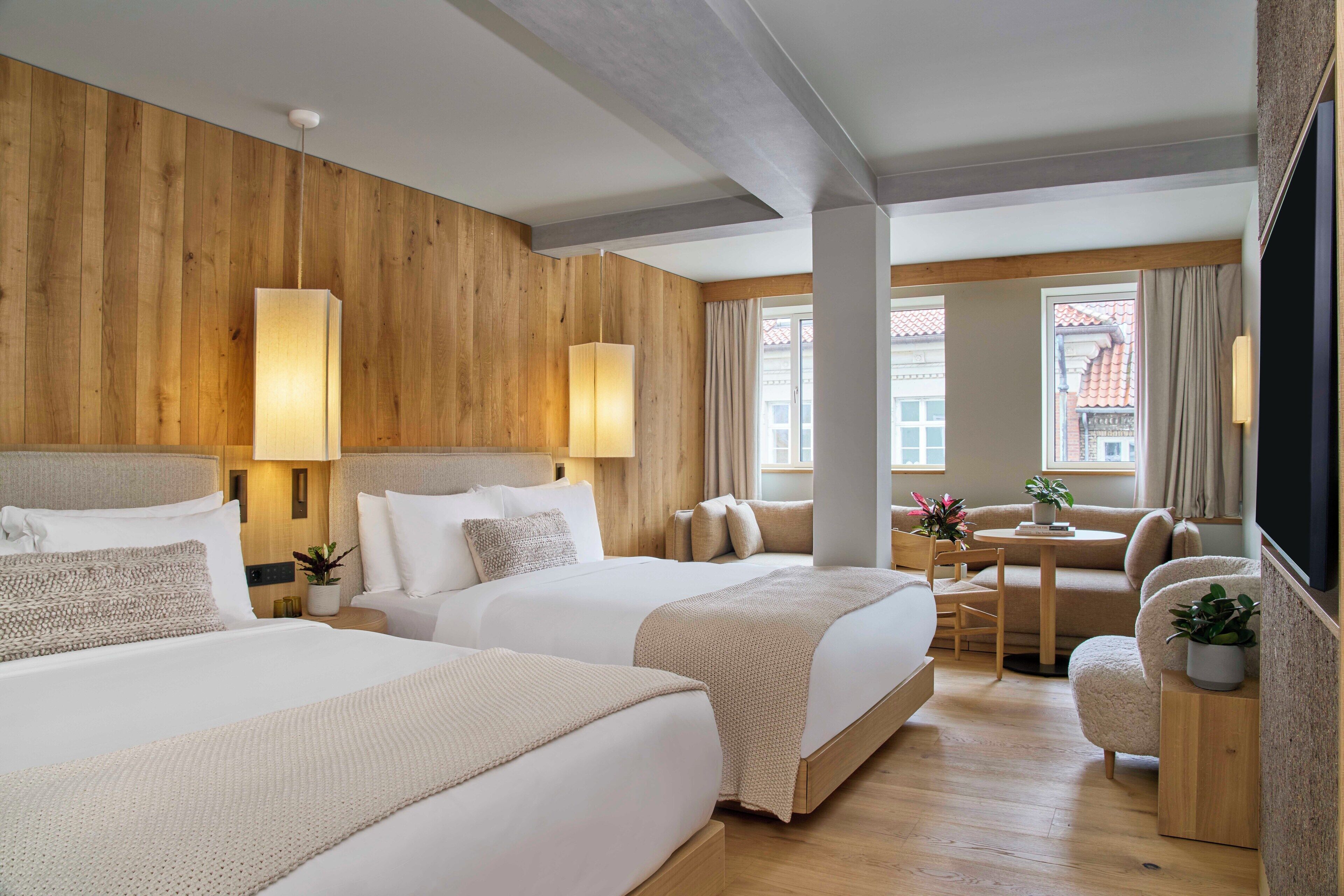 Premium bedding, minibar, in-room safe, desk