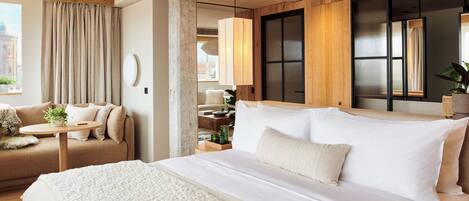 Premium bedding, minibar, in-room safe, desk