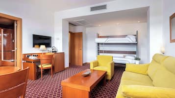 1 habitación, colchones con efecto memoria y minibar