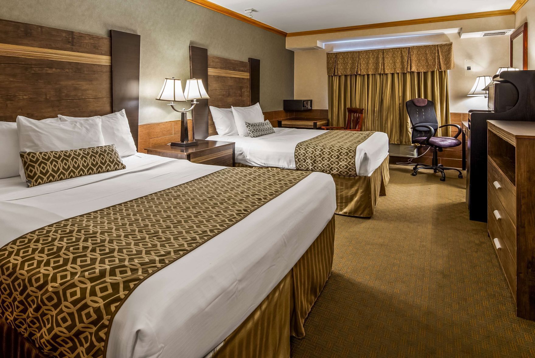 In-room safe, desk, blackout drapes, iron/ironing board