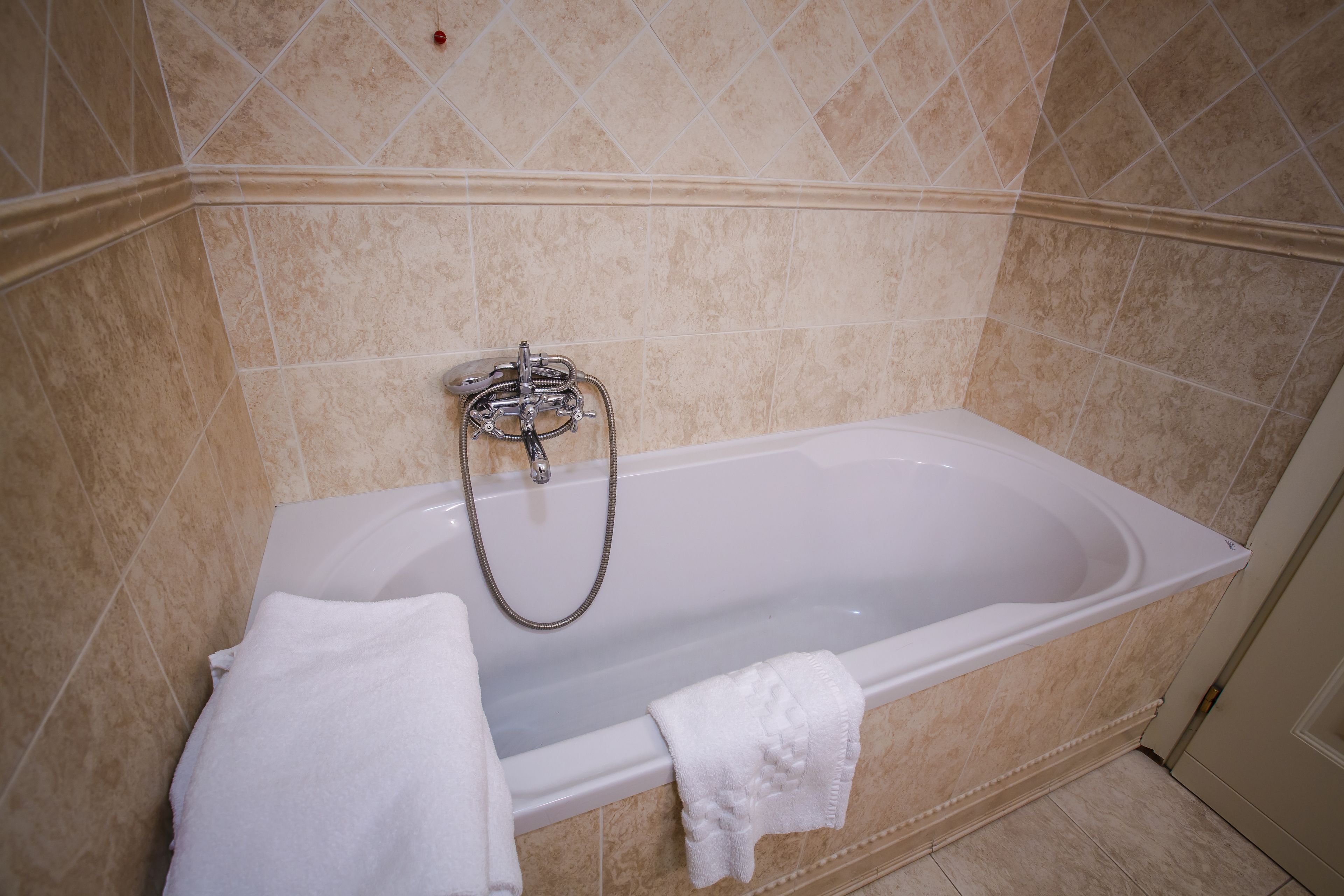 shower, free toiletries, hair dryer, bidet