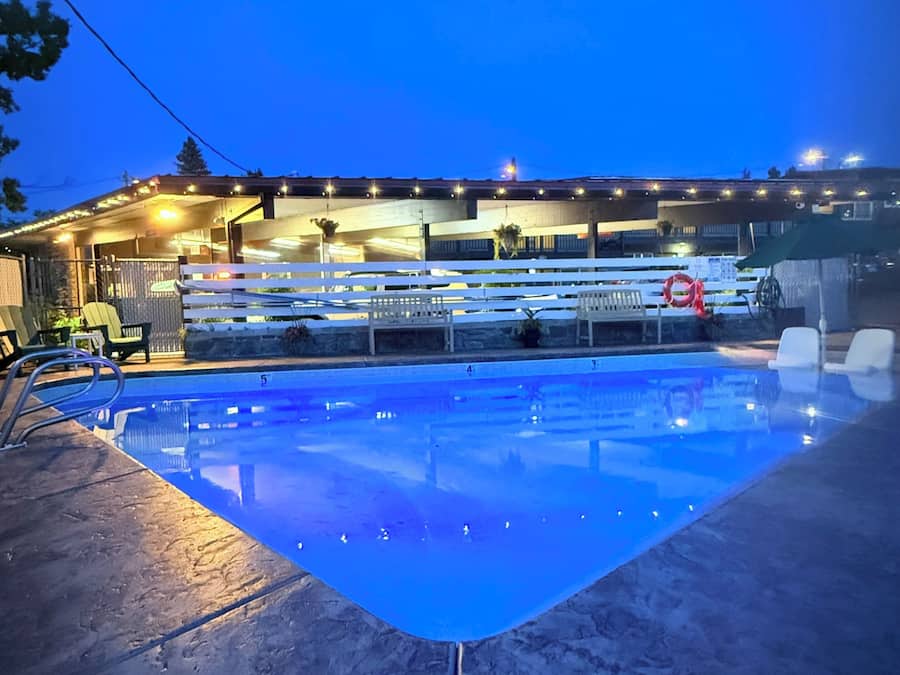 Seasonal outdoor pool