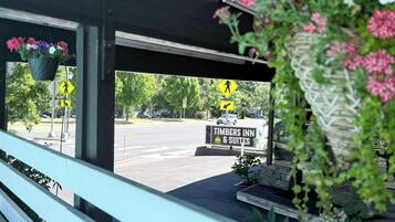 Façana frontal de l'allotjament