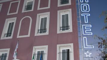 Front of property - evening/night