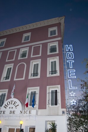 Front of property – evening/night