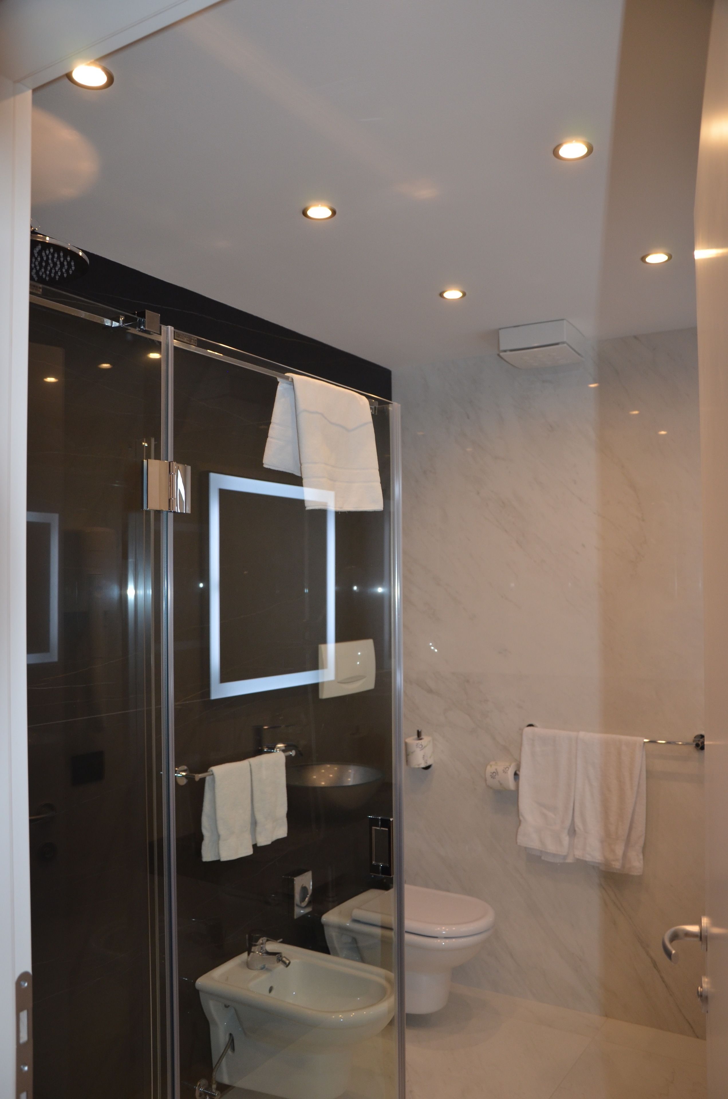 shower, free toiletries, hair dryer, slippers