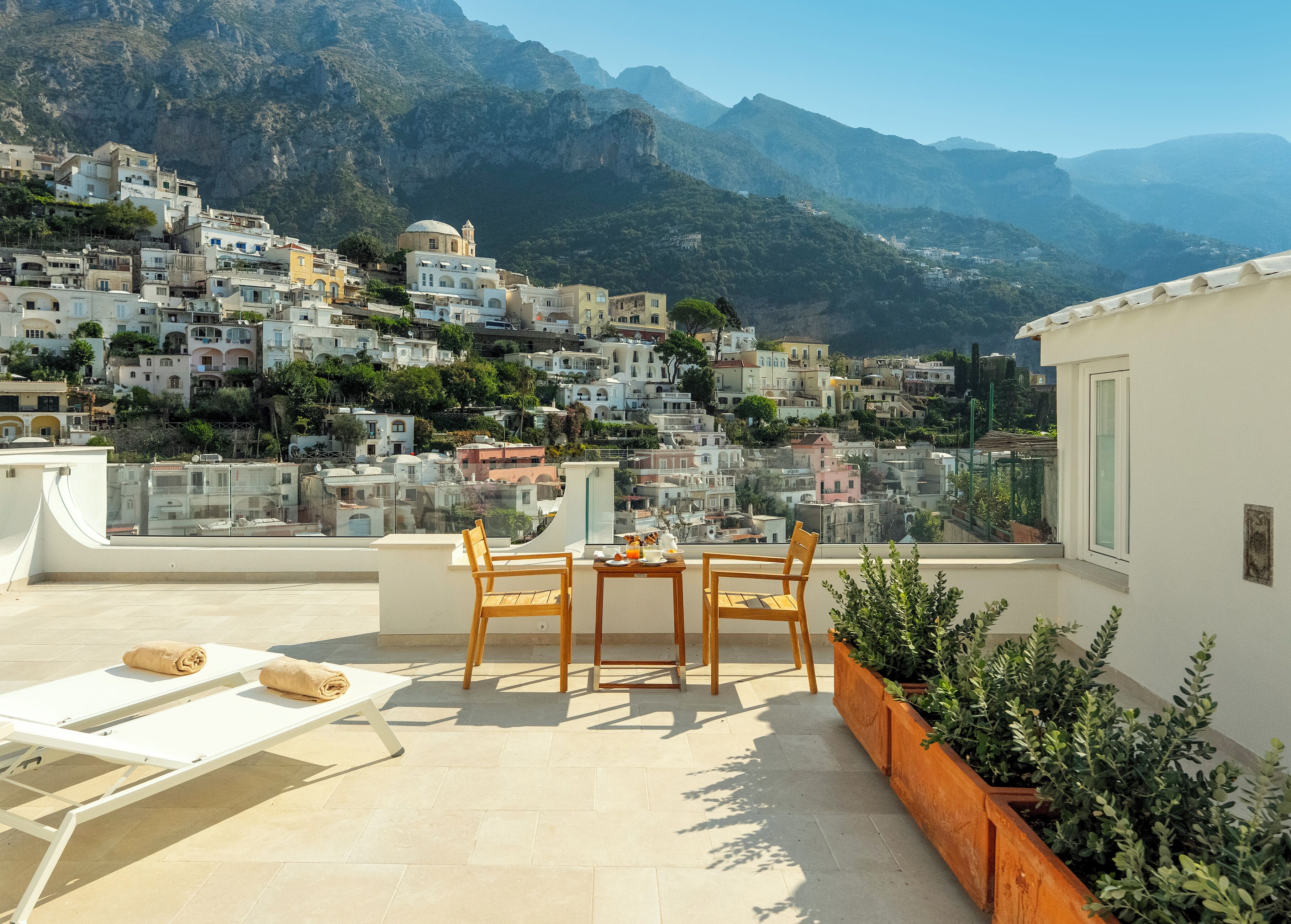 Deluxe-Doppel- oder -Zweibettzimmer | Terrasse/Patio