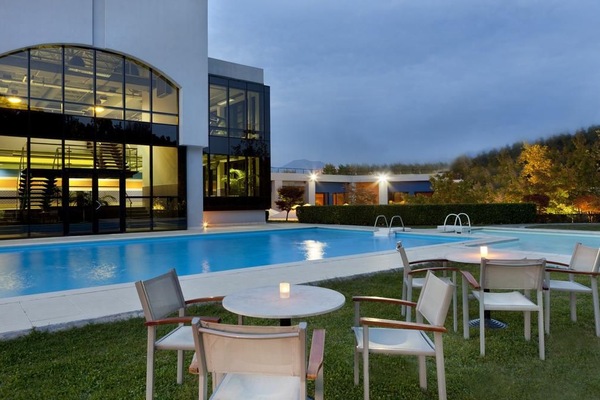 Indoor pool, seasonal outdoor pool, sun loungers