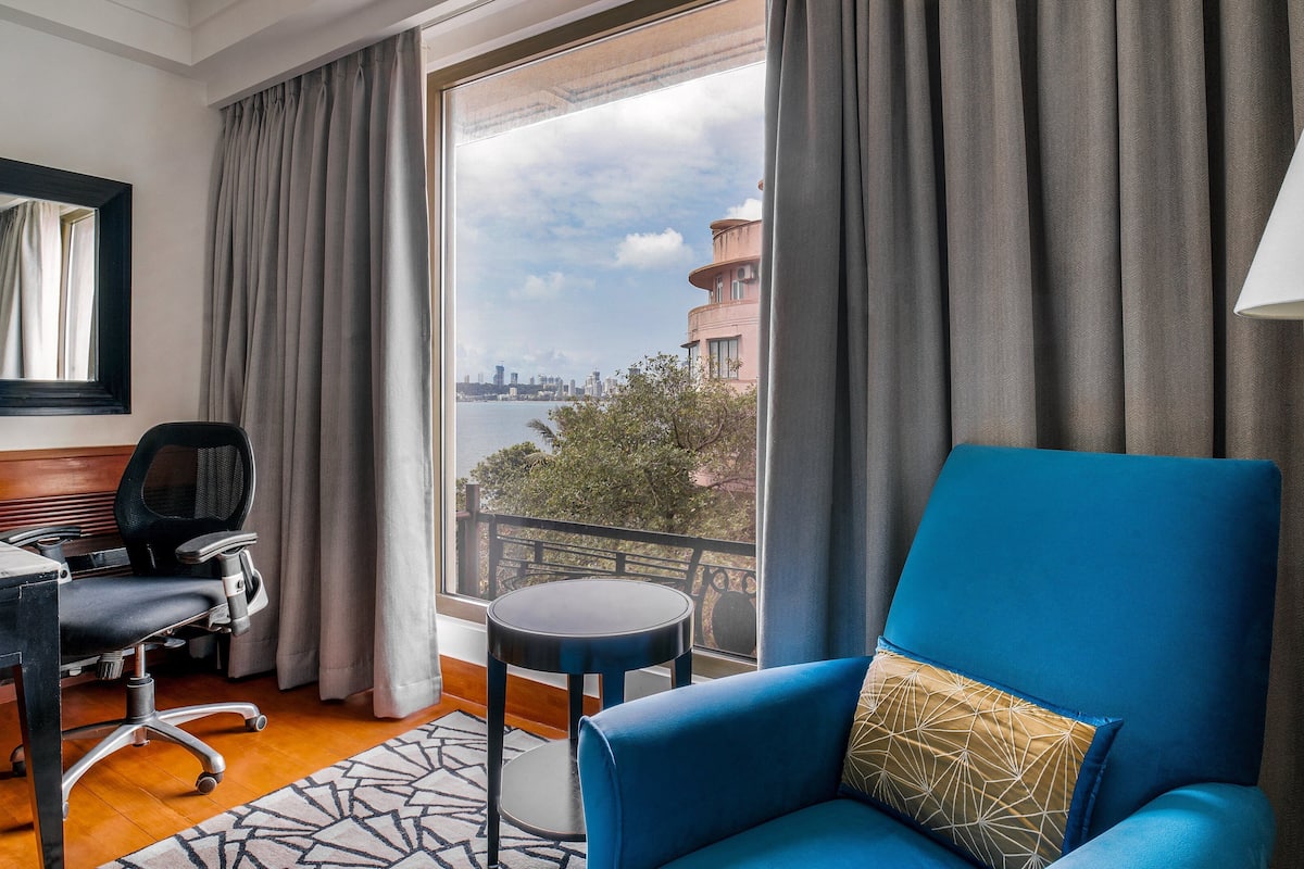 classic room, 1 king bed, bay view | view from room