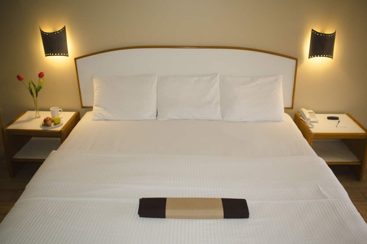 Standard Room, 1 King Bed | Desk, blackout drapes, soundproofing, iron/ironing board