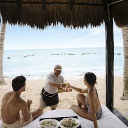 Private beach, white sand, 2 beach bars