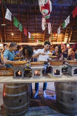 12 restaurants, breakfast, lunch, dinner served; Mexican cuisine