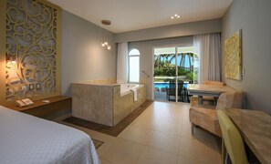 Suite, en face de la plage (ROYAL RETREAT) | Coffre-fort, bureau, espace de travail pour ordinateurs portables