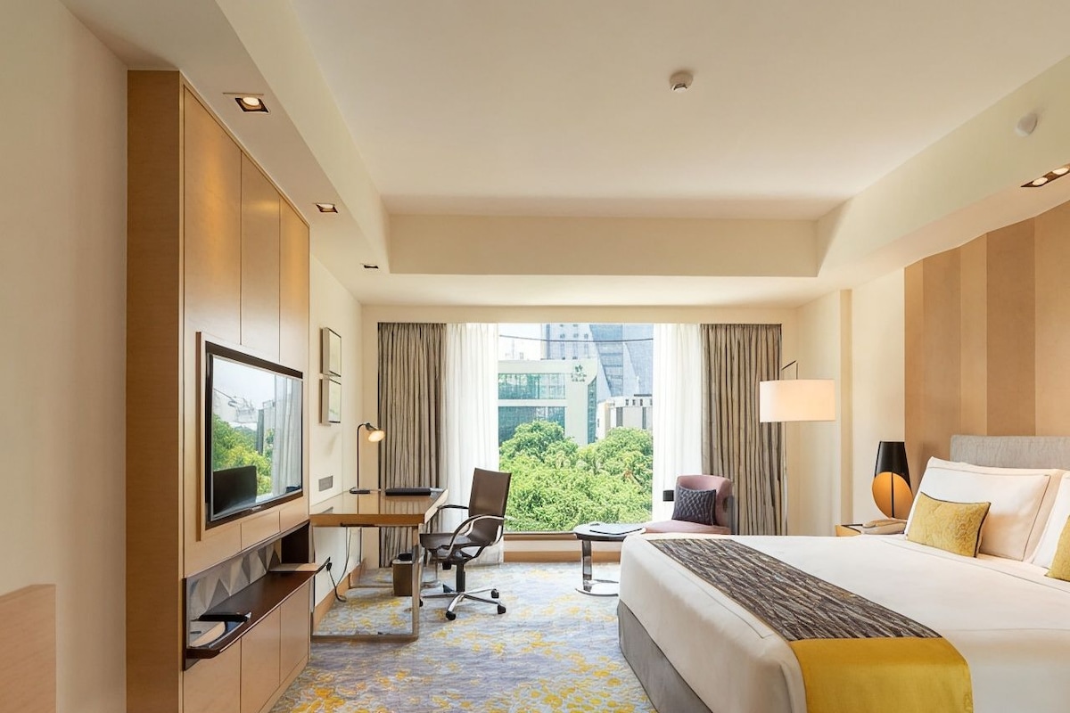 Minibar, in-room safe, desk, blackout drapes