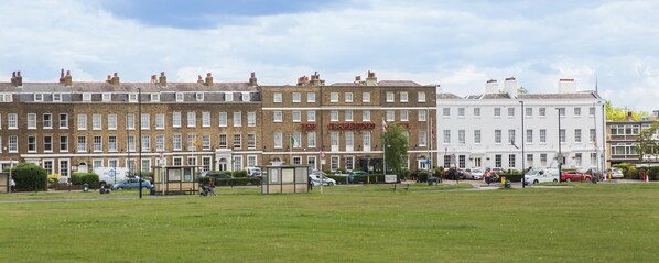 Overnatningsstedets facade