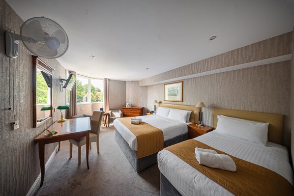 Desk, iron/ironing board, free WiFi, bed sheets