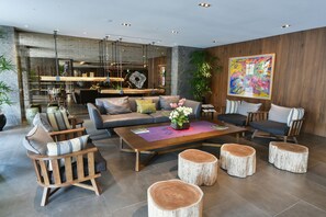 Sala de estar en el lobby