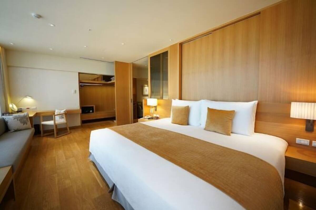 In-room safe, desk, blackout curtains, iron/ironing board