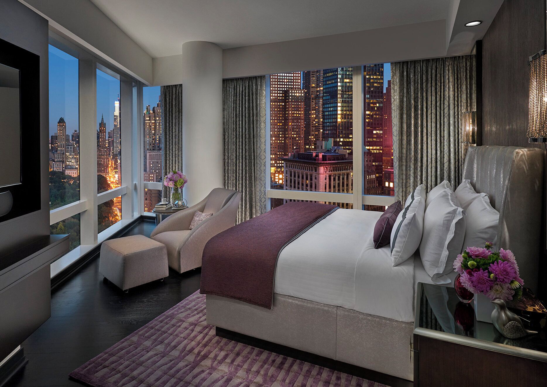 Room, 2 Bedrooms (Central Park West) | Premium bedding, down comforters, minibar, in-room safe