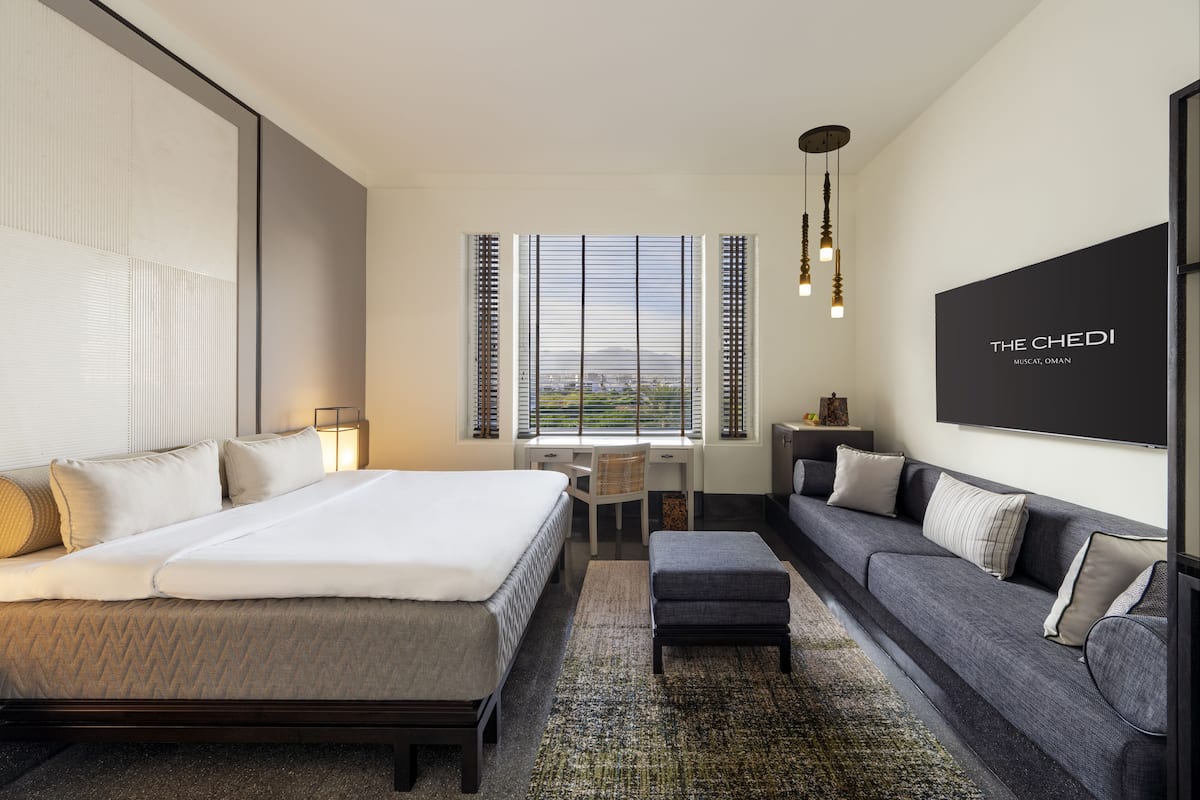 Literie de qualité supérieure, couette en duvet d'oie, minibar