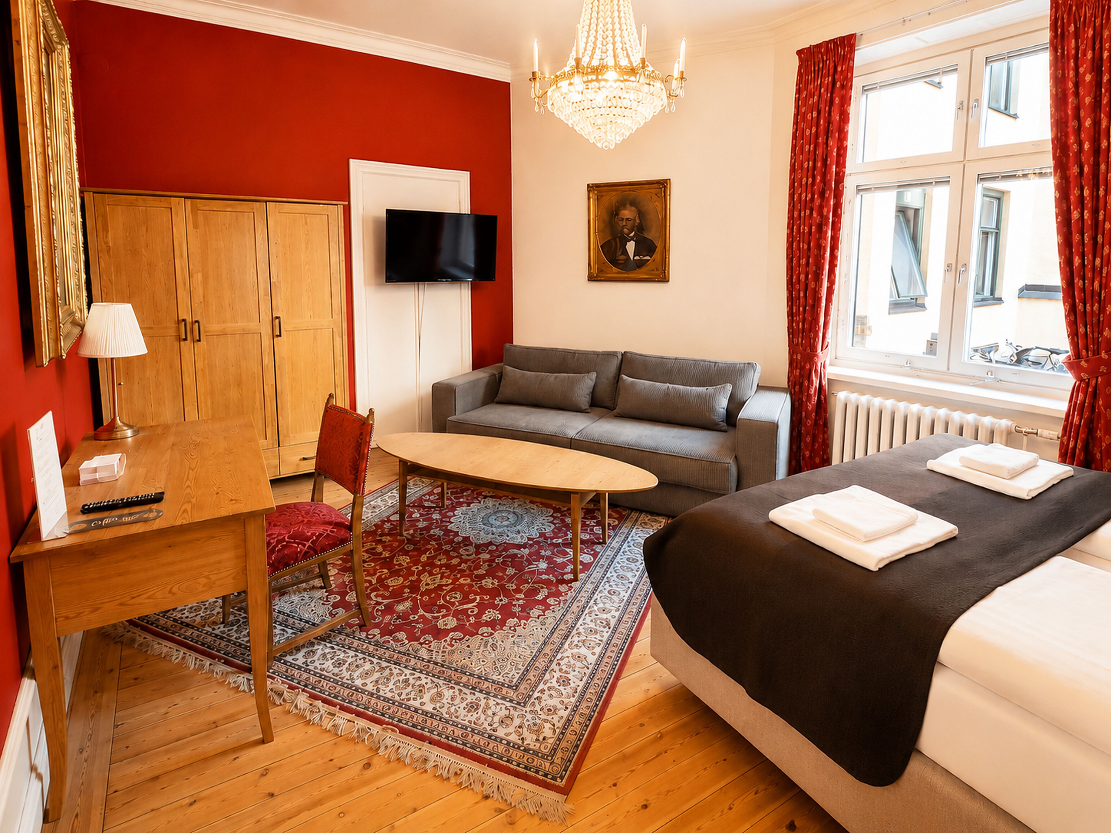 Vierbettzimmer, Gemeinschaftsbad (Located in corridor)