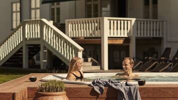 Behandlingsrum til par, sauna, boblebad, dampbad, kropsbehandlinger