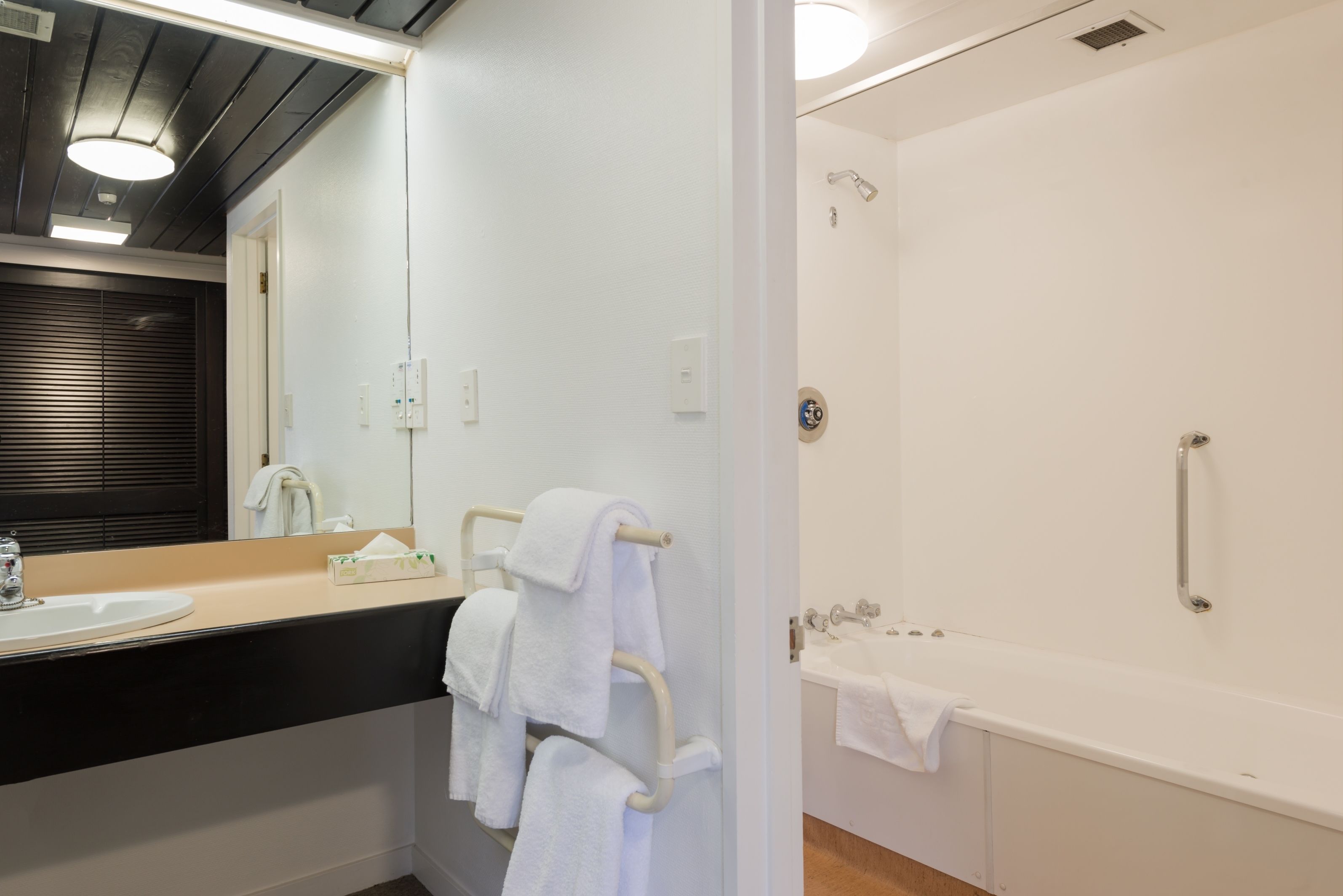 superior studio, multiple beds | bathroom | combined shower/bathtub, free toiletries, hair dryer, towels