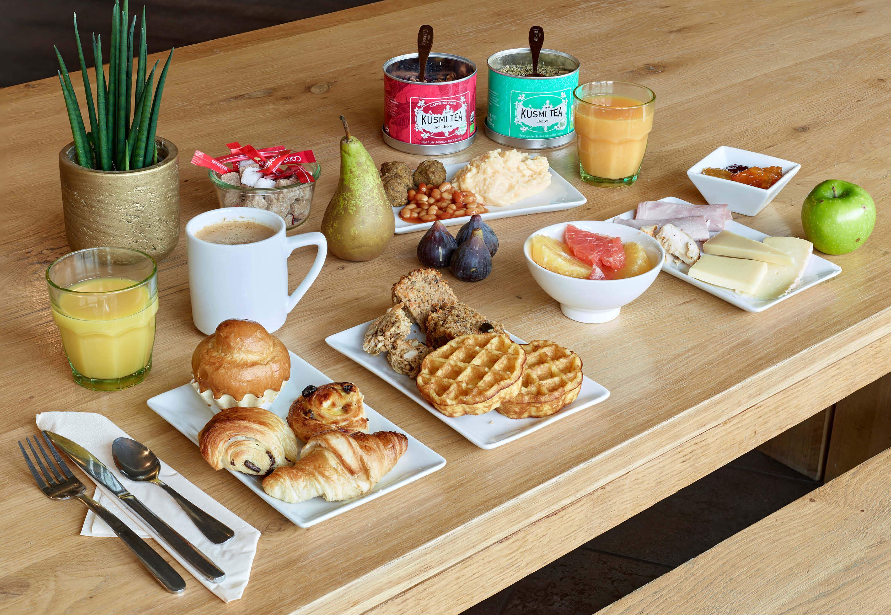 daily buffet breakfast (eur 18.5 per person)