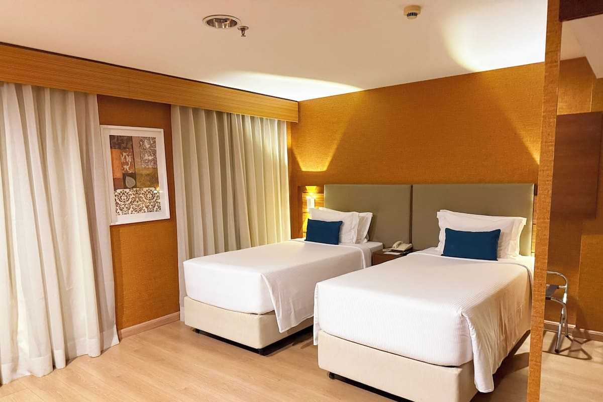 Ropa de cama hipoalergénica y minibar