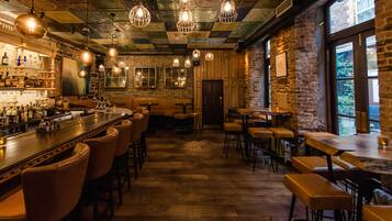 Cocktail bar, al fresco dining, open selected days