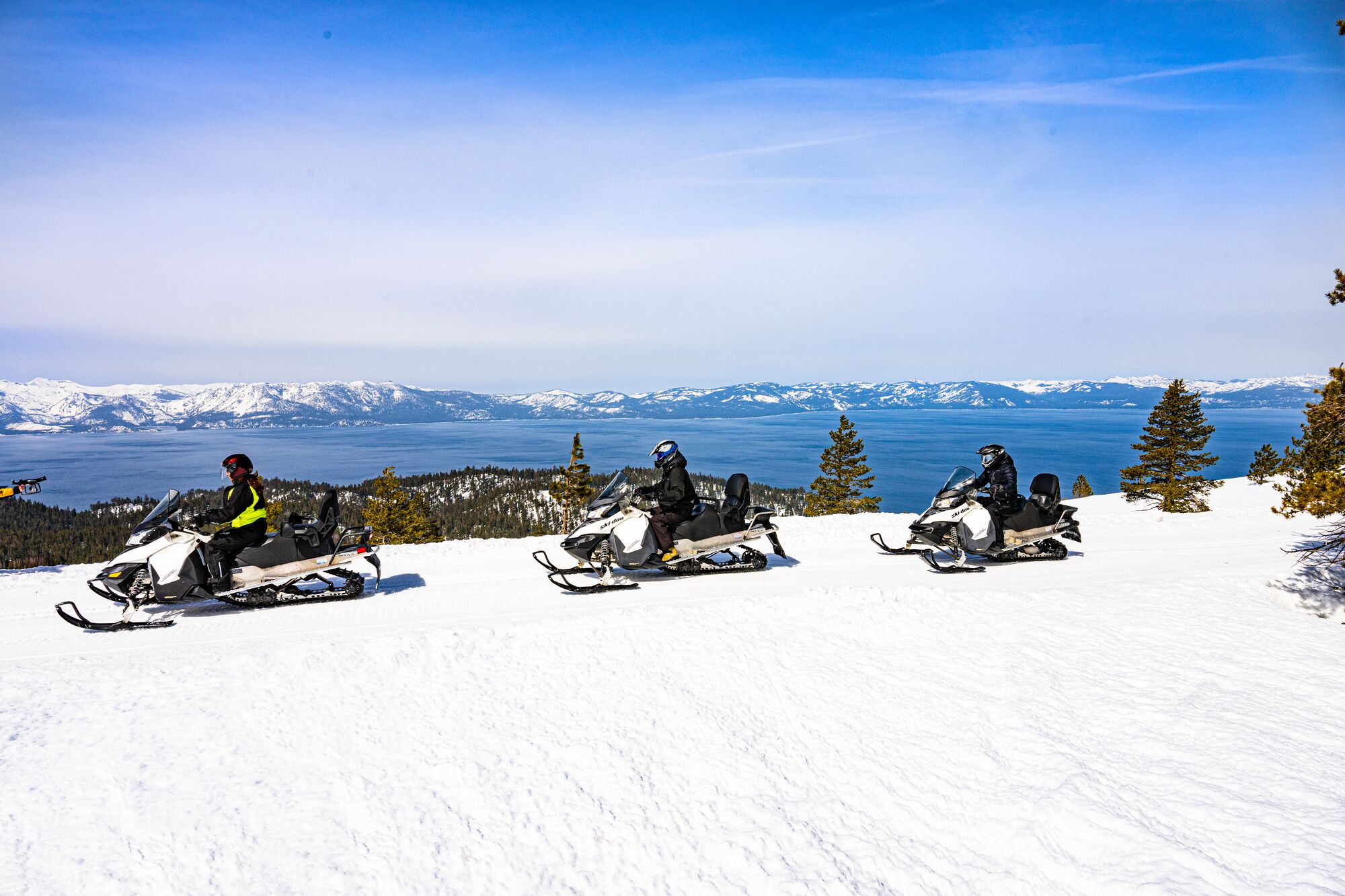snowmobile riding