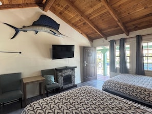 Room, 2 Queen Beds | Individually decorated, individually furnished, laptop workspace