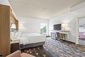 Suite, 1 très grand lit (Additional Living Area) | Literie de qualité supérieure, surmatelas