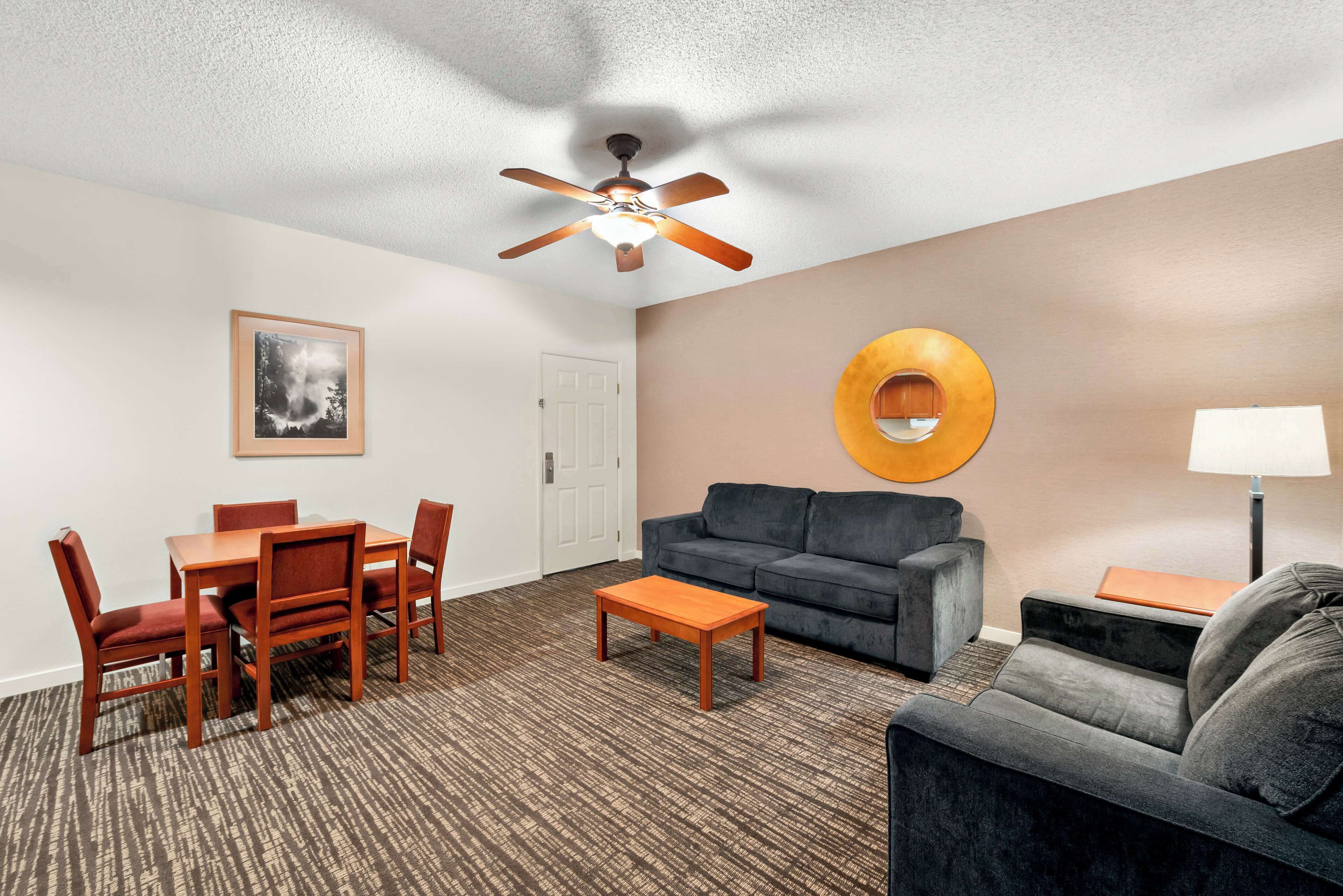 suite, 2 double beds, non smoking (living room;with single sofabed) | desk, laptop workspace, iron/ironing board, wifi