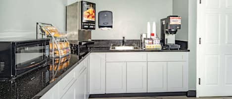 Free daily on-the-go breakfast