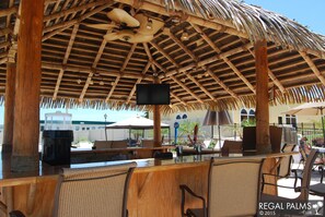 Poolside bar