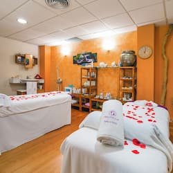 Turkish bath, body treatments, hot stone massages, sports massages