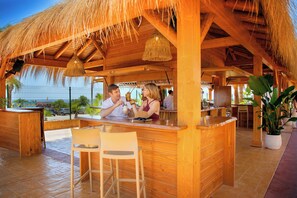 Poolside bar