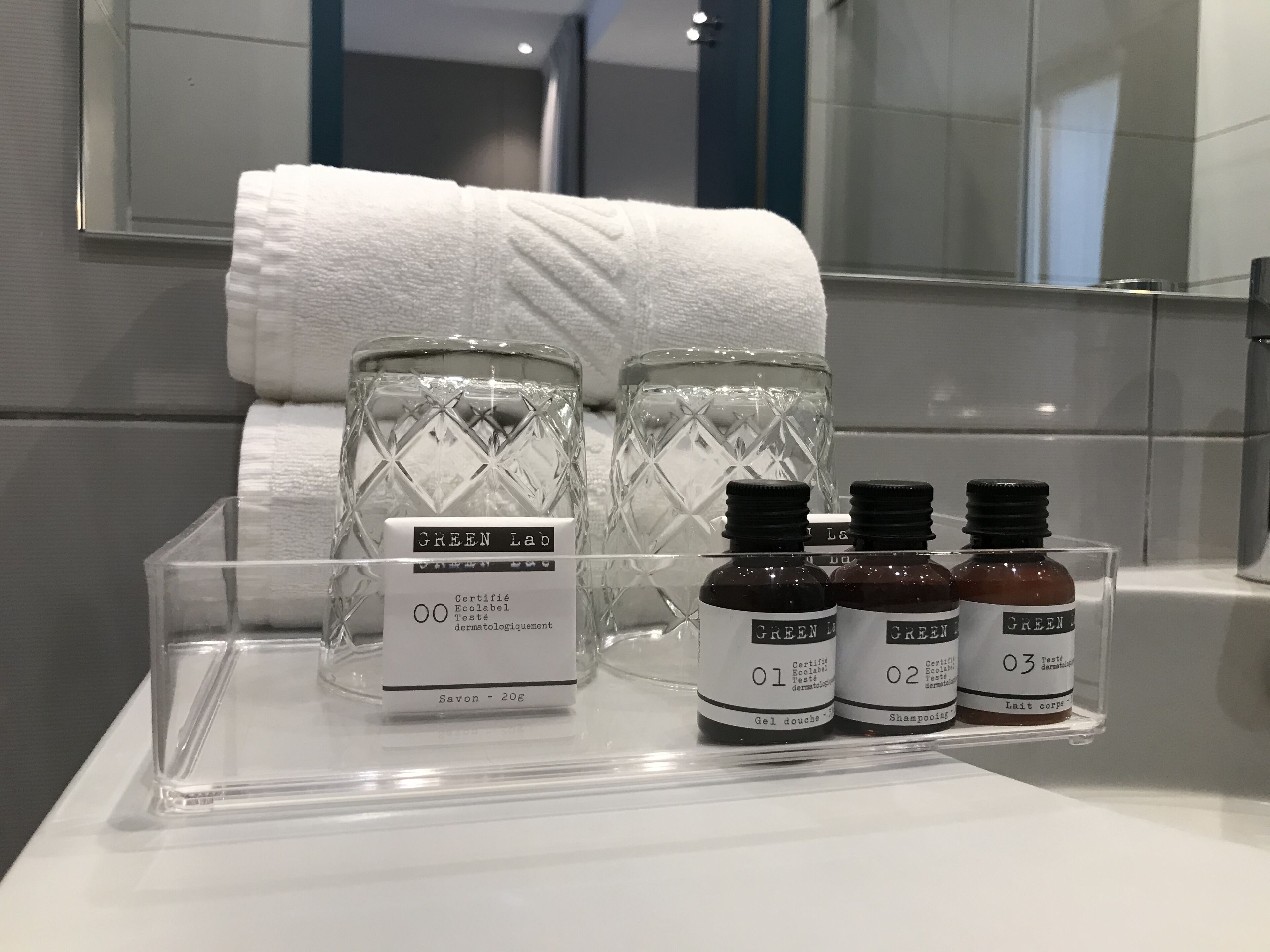 double room, accessible, ground floor (pmr) | bathroom | eco-friendly toiletries, hair dryer, towels, soap