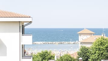 Vista a la playa o el mar
