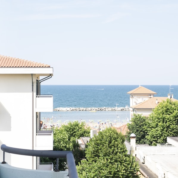 Vue sur la plage ou l’océan