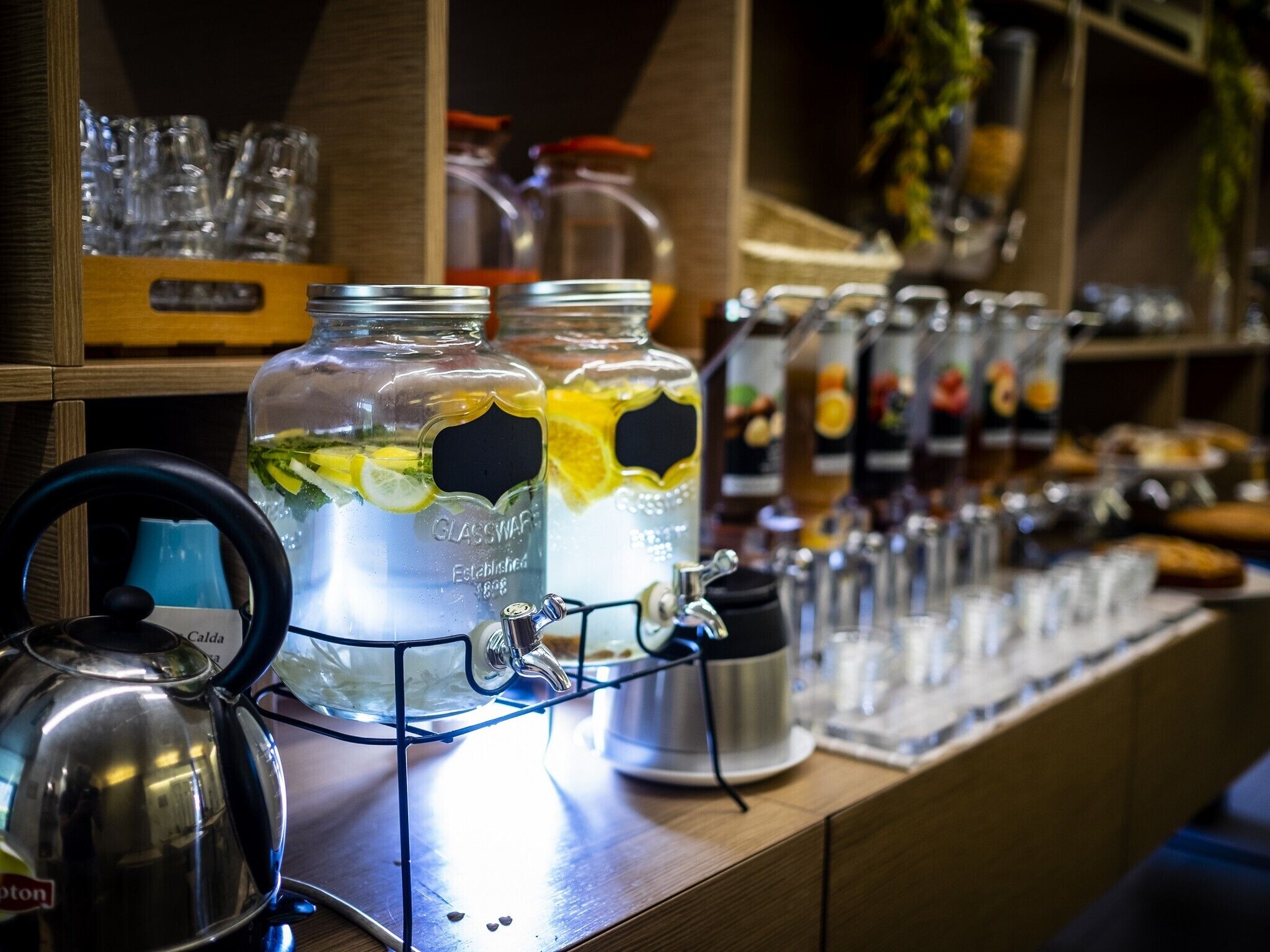 daily buffet breakfast (eur 8 per person)