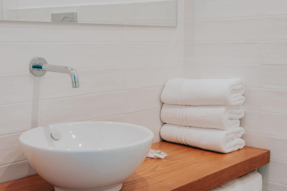 shower, rainfall showerhead, hair dryer, bidet