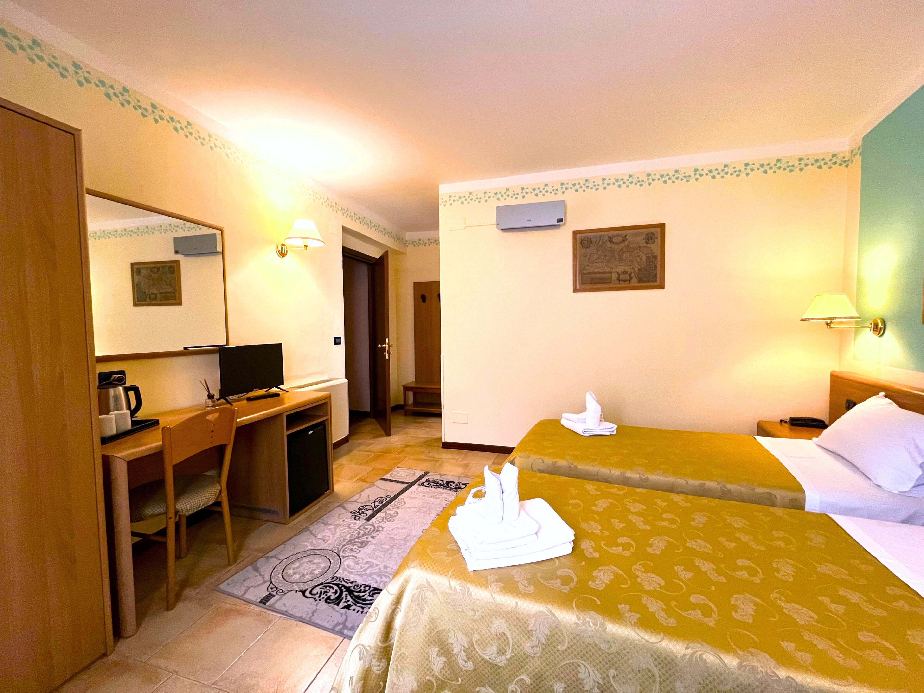 double or twin room | minibar, in-room safe, desk, blackout curtains