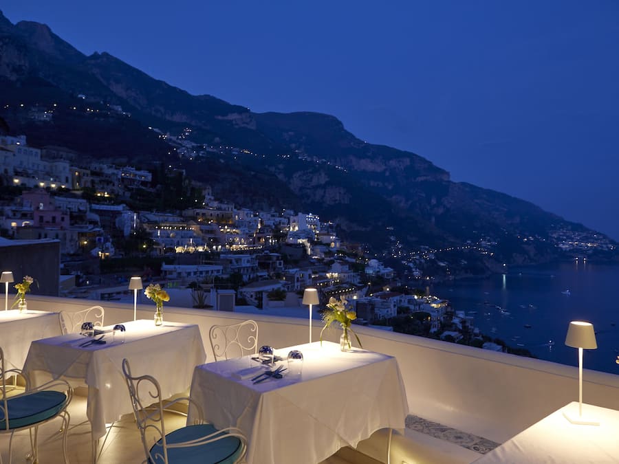 Mediterranean cuisine, ocean views